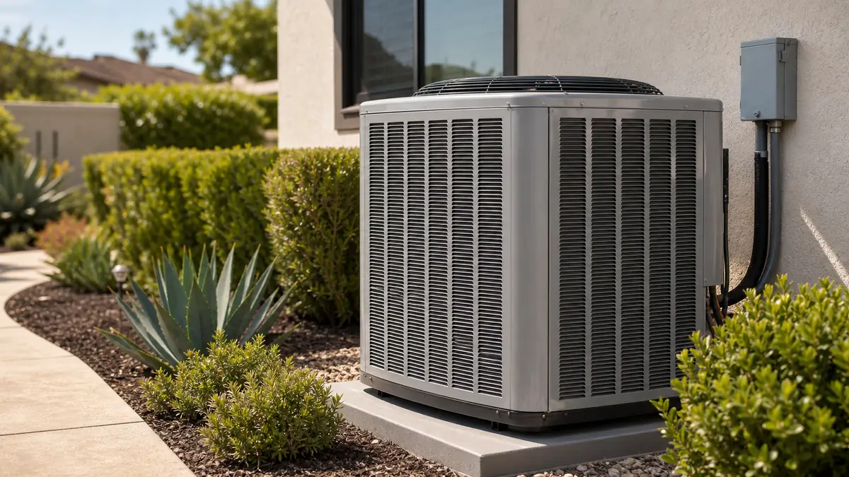Trane XV20i variable-speed system inverter check in Burbank, CA