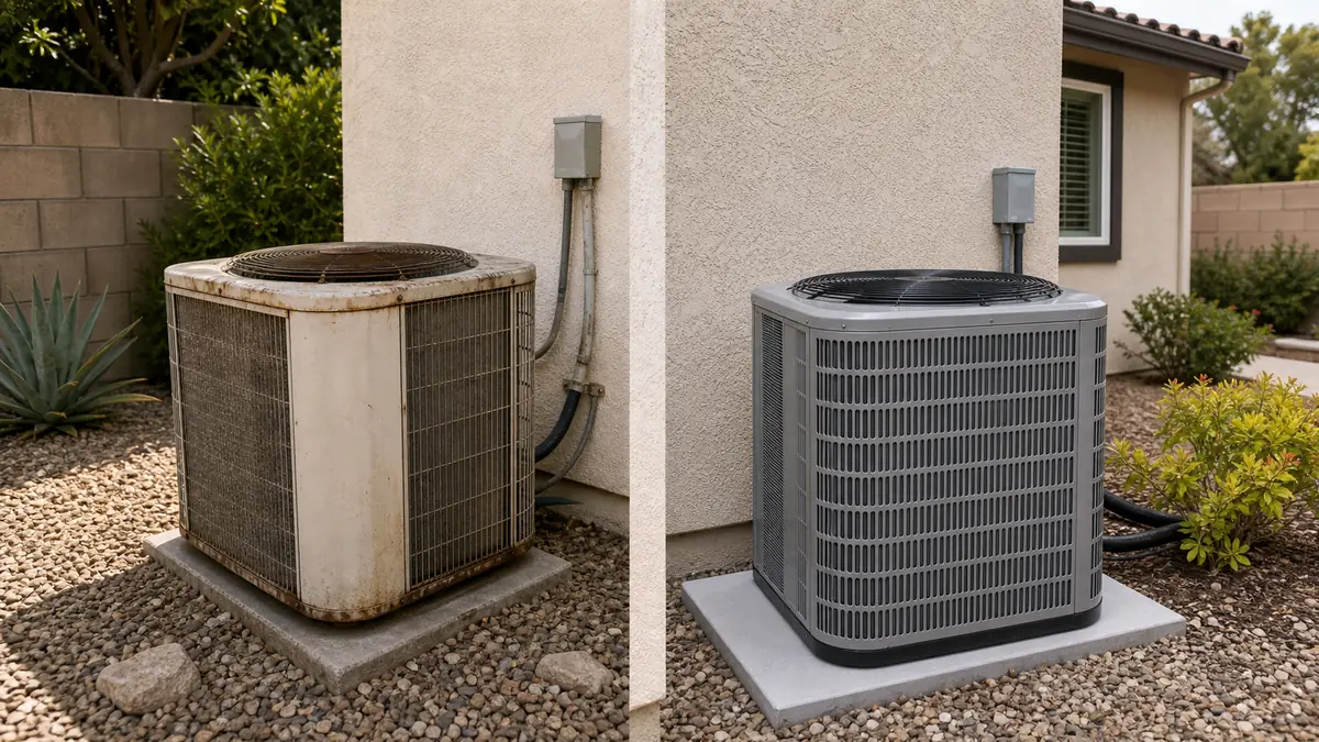 Repair versus replace decision for a Trane AC in Burbank, CA